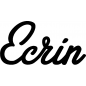 Mobile Preview: Ecrin - Schriftzug aus Birke-Sperrholz
