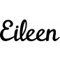 Preview: Eileen - Schriftzug aus Birke-Sperrholz