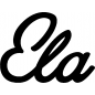 Mobile Preview: Ela - Schriftzug aus Birke-Sperrholz