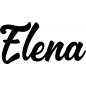 Preview: Elena - Schriftzug aus Birke-Sperrholz