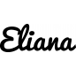 Preview: Eliana - Schriftzug aus Birke-Sperrholz