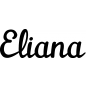 Preview: Eliana - Schriftzug aus Birke-Sperrholz