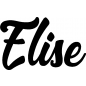 Preview: Elise - Schriftzug aus Birke-Sperrholz