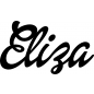 Preview: Eliza - Schriftzug aus Birke-Sperrholz