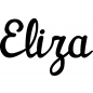 Preview: Eliza - Schriftzug aus Birke-Sperrholz