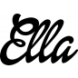 Preview: Ella - Schriftzug aus Birke-Sperrholz