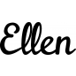Preview: Ellen - Schriftzug aus Birke-Sperrholz