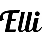Preview: Elli - Schriftzug aus Birke-Sperrholz