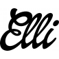 Preview: Elli - Schriftzug aus Birke-Sperrholz