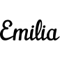 Mobile Preview: Emilia - Schriftzug aus Birke-Sperrholz