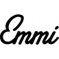 Preview: Emmi - Schriftzug aus Birke-Sperrholz