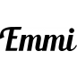 Preview: Emmi - Schriftzug aus Birke-Sperrholz