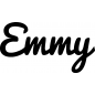 Preview: Emmy - Schriftzug aus Birke-Sperrholz