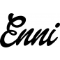 Preview: Enni - Schriftzug aus Birke-Sperrholz