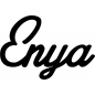 Preview: Enya - Schriftzug aus Birke-Sperrholz