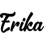 Preview: Erika - Schriftzug aus Birke-Sperrholz