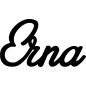 Preview: Erna - Schriftzug aus Birke-Sperrholz