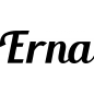 Preview: Erna - Schriftzug aus Birke-Sperrholz