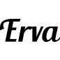 Preview: Erva - Schriftzug aus Birke-Sperrholz
