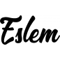 Preview: Eslem - Schriftzug aus Birke-Sperrholz