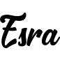 Mobile Preview: Esra - Schriftzug aus Birke-Sperrholz