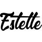 Preview: Estelle - Schriftzug aus Birke-Sperrholz