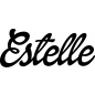 Preview: Estelle - Schriftzug aus Birke-Sperrholz