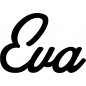 Preview: Eva - Schriftzug aus Birke-Sperrholz
