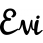Preview: Evi - Schriftzug aus Birke-Sperrholz