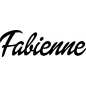 Mobile Preview: Fabienne - Schriftzug aus Birke-Sperrholz