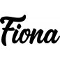 Preview: Fiona - Schriftzug aus Birke-Sperrholz