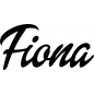 Preview: Fiona - Schriftzug aus Birke-Sperrholz