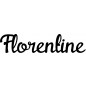 Preview: Florentine - Schriftzug aus Birke-Sperrholz