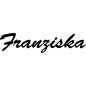 Preview: Franziska - Schriftzug aus Birke-Sperrholz