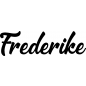 Preview: Frederike - Schriftzug aus Birke-Sperrholz