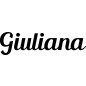 Preview: Giuliana - Schriftzug aus Birke-Sperrholz