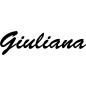 Preview: Giuliana - Schriftzug aus Birke-Sperrholz