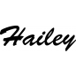 Preview: Hailey - Schriftzug aus Birke-Sperrholz