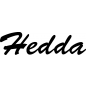 Preview: Hedda - Schriftzug aus Birke-Sperrholz