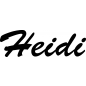 Preview: Heidi - Schriftzug aus Birke-Sperrholz