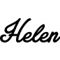 Preview: Helen - Schriftzug aus Birke-Sperrholz