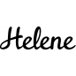 Preview: Helene - Schriftzug aus Birke-Sperrholz