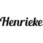 Preview: Henrieke - Schriftzug aus Birke-Sperrholz