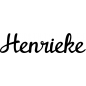 Preview: Henrieke - Schriftzug aus Birke-Sperrholz