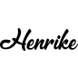 Preview: Henrike - Schriftzug aus Birke-Sperrholz