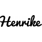 Preview: Henrike - Schriftzug aus Birke-Sperrholz
