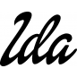 Preview: Ida - Schriftzug aus Birke-Sperrholz