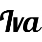 Preview: Iva - Schriftzug aus Birke-Sperrholz
