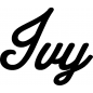 Preview: Ivy - Schriftzug aus Birke-Sperrholz