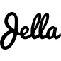 Preview: Jella - Schriftzug aus Birke-Sperrholz